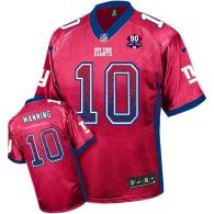 Nike New York Giants #10 Eli Manning Red Alternate With 1925-2014 Season Patch Men's Stitched NFL El