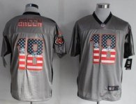Nike Cincinnati Bengals -18 A J Green Grey NFL Elite USA Flag Fashion Jersey
