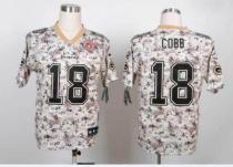 Nike Green Bay Packers #18 Randall Cobb Camo Men's Stitched NFL Elite USMC Jersey