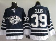 Nashville Predators -39 Dan Ellis Stitched Blue Third NHL Jersey