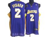 Los Angeles Lakers -2 Derek Fisher Stitched Purple NBA Jersey