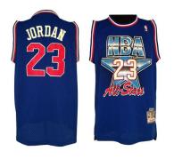 Chicago Bulls -23 Michael Jordan Blue 1992 All Star Stitched NBA Jersey