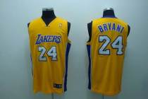 Los Angeles Lakers -24 Kobe Bryant Stitched Yellow NBA Jersey