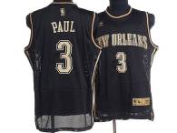 New Orleans Pelicans -3 Chris Paul Stitched Black Classical Style NBA Jersey