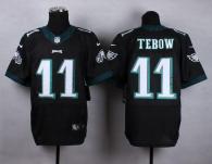 Nike Philadelphia Eagles #11 Tim Tebow Black Alternate Men's Stitched NFL New Elite Jersey
