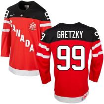 Olympic CA 99 Wayne Gretzky Red 100th Anniversary Stitched NHL Jersey