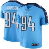 Nike Titans -94 Austin Johnson Light Blue Team Color Stitched NFL Vapor Untouchable Limited Jersey