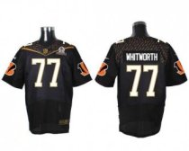 Nike Cincinnati Bengals -77 Andrew Whitworth Black 2016 Pro Bowl Stitched NFL Elite Jersey