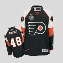 Philadelphia Flyers -48 Daniel Briere Stitched Black NHL Jersey with Stanley Cup Finals Patch