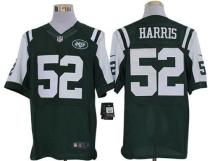 Nike New York Jets -52 David Harris Green Team Color Men's Stitched NFL Elite Jersey