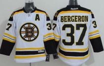 Boston Bruins -37 Patrice Bergeron White Stitched NHL Jersey