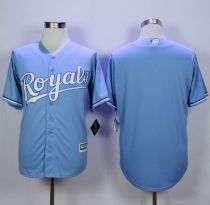 Kansas City Royals Blank Light Blue Alternate 1 New Cool Base Stitched MLB Jersey
