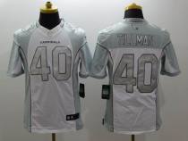 Nike Arizona Cardinals -40 Pat Tillman White Stitched NFL Limited Platinum Jersey