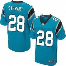 Nike Carolina Panthers -28 Jonathan Stewart Blue Alternate Stitched NFL Elite Jersey