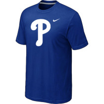 MLB Philadelphia Phillies Heathered Blue Nike Blended T-Shirt