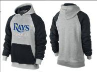 Tampa Bay Rays Pullover Hoodie Grey Blue