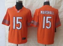 Nike Chicago Bears -15 Brandon Marshall Orange Alternate NFL Limited Jersey