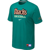 Arizona Diamondbacks Crimson Green Nike Short Sleeve Practice T-Shirt