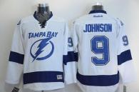 Tampa Bay Lightning -9 Tyler Johnson White Stitched NHL Jersey