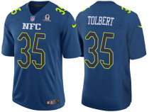 2017 PRO BOWL NFC MIKE TOLBERT BLUE GAME JERSEY