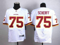Nike Washington Redskins -75 Brandon Scherff White Stitched NFL Elite Jersey