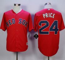 Boston Red Sox #24 David Price Red New Cool Base Stitched MLB Jersey