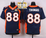 Nike Denver Broncos #88 Demaryius Thomas Navy Blue Alternate Super Bowl 50 Men's Stitched NFL New El