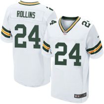 Nike Green Bay Packers #24 Quinten Rollins White Men's Stitched NFL Elite Jersey