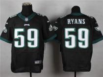 Nike Philadelphia Eagles #59 DeMeco Ryans Black Alternate Men's Stitched NFL New Elite Jersey