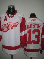 Detroit Red Wings -13 Pavel Datsyuk Stitched White NHL Jersey