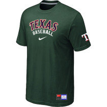 Texas Rangers D Green Nike Short Sleeve Practice T-Shirt