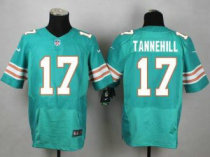 Nike Miami Dolphins -17 Ryan Tannehill Aqua Green Alternate Stitched NFL Elite Jersey