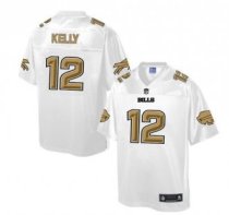 Nike Buffalo Bills -12 Jim Kelly White NFL Pro Line Fashion Game Jersey