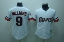 Mitchell and Ness San Francisco Giants #9 Matt Williams Stitched White Throwback MLB Jersey