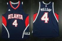 Revolution 30 Atlanta Hawks -4 Paul Millsap Blue Stitched NBA Jersey