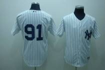 New York Yankees -91 Alfredo Aceves Stitched White MLB Jersey