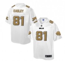 Nike Buffalo Bills -81 Marcus Easley White NFL Pro Line Fashion Game Jersey