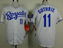 Kansas City Royals -11 Jeremy Guthrie White Cool Base Stitched MLB Jersey