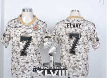 Nike Denver Broncos #7 John Elway Camo USMC Super Bowl XLVIII Men's Stitched NFL Elite Jersey