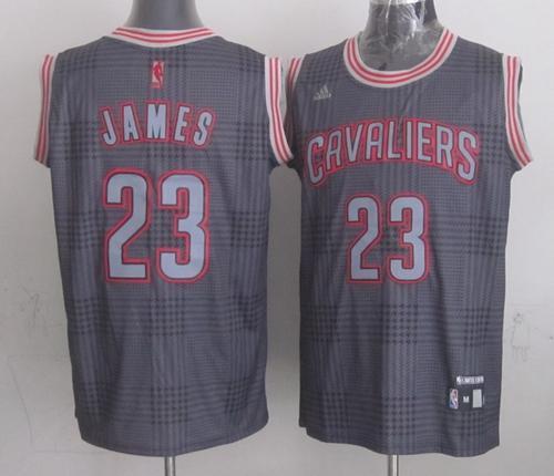 Cleveland Cavaliers -23 LeBron James Black Rhythm Fashion Stitched NBA Jersey