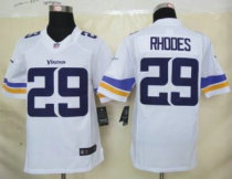 Nike Vikings -29 Xavier Rhodes White Stitched NFL Limited Jersey