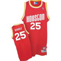 Houston Rockets -25 Robert Horry Red Throwback Stitched NBA Jersey