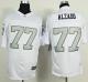 Nike Oakland Raiders #77 Lyle Alzado White Silver No Men's Stitched NFL Elite Jersey