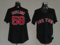 Boston Red Sox #58 Jonathan Papelbon Stitched Dark Blue MLB Jersey