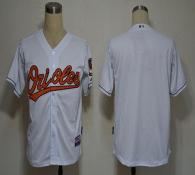 Baltimore Orioles Blank White Cool Base Stitched MLB Jersey