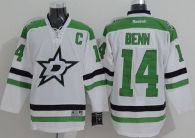Dallas Stars -14 Jamie Benn New White Stitched NHL Jersey