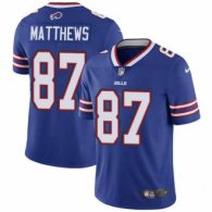 Nike Bills -87 Jordan Matthews Royal Blue Team Color Stitched NFL Vapor Untouchable Limited Jersey