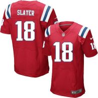 Nike New England Patriots -18 Matt Slater Red Alternate Mens Stitched NFL Elite Jersey