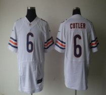 Nike Bears -6 Jay Cutler White Stitched NFL Elite Jersey