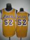 Los Angeles Lakers -52 Jamaal Wilkes Yellow Throwback Stitched NBA Jersey